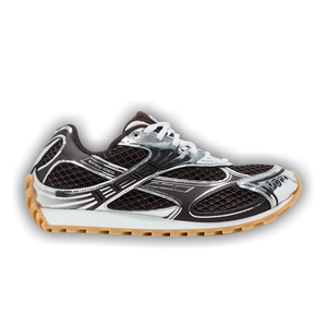 Bottega Veneta Wmns Orbit Low Top Lace-Up 'Fondant Silver'