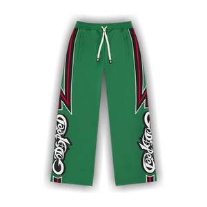 Godspeed New Age Track Pants 'Green/Red'