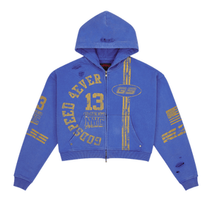 Godspeed Roadster Zip Hoodie 'Blue/Yellow'