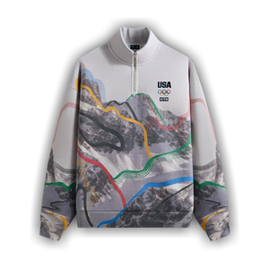 Kith For Team USA Winter Mountain Quarter Zip 'White'
