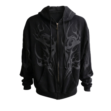 Hellstar Tribal Flame Zip Up 'Black'