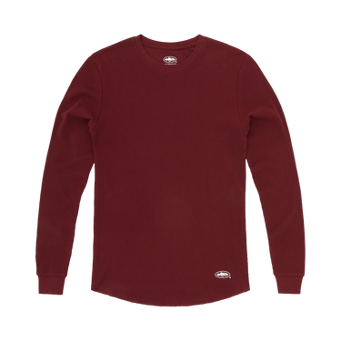Corteiz Guerillaz Thermal Long-Sleeve Tee 'Burgundy'