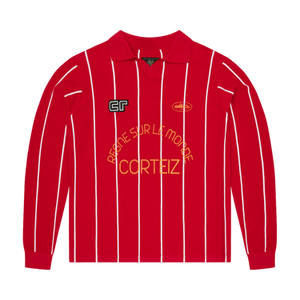 Corteiz Monde Knit Long-Sleeve Jersey 'Red'