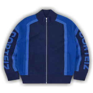 Corteiz Precision Knit Zip Up 'Navy'