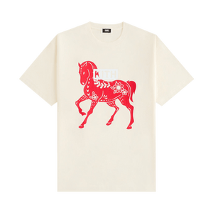 Kith Treats Year Of The Horse Vintage Tee 'Sandrift'
