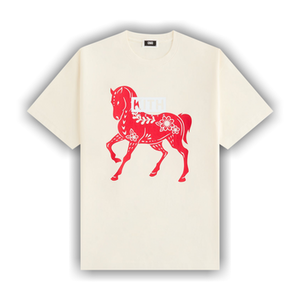 Kith Treats Year Of The Horse Vintage Tee 'Sandrift'