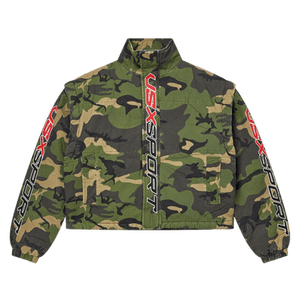 Vale Forever VSX Puffer Jacket 'Green/Camo'