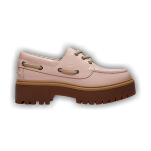 Timberland Wmns Stone Street Platform Boat Shoe 'Patent Leather - Light Pink'