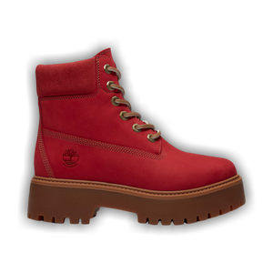 Timberland Wmns Stone Street 6 Inch Waterproof Platform Boot 'Red'