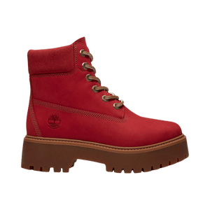 Timberland Wmns Stone Street 6 Inch Waterproof Platform Boot 'Red'