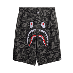 Adidas x BAPE Shark Denim Jorts 'Black'