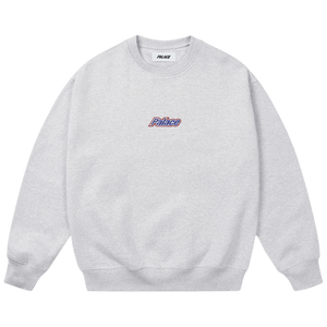 Palace Current Crew 'Grey Marl'
