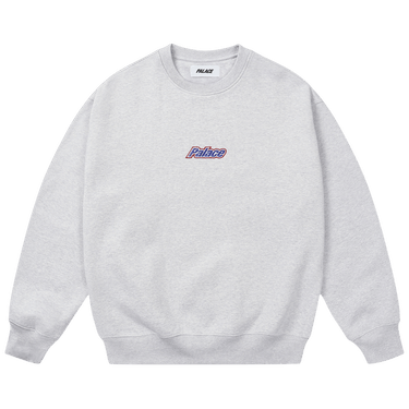 Palace Current Crew 'Grey Marl'