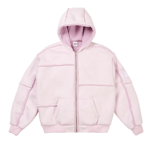 Palace Patch Me Up Shearling Jacket 'Sweet Pink'