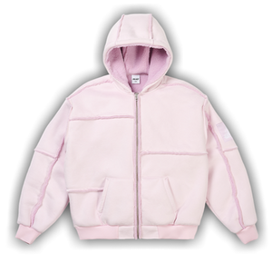 Palace Patch Me Up Shearling Jacket 'Sweet Pink'
