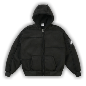 Palace Patch Me Up Shearling Jacket 'Black'