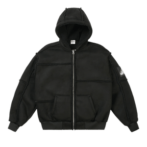 Palace Patch Me Up Shearling Jacket 'Black'