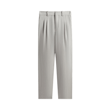 Kith Pinstripe Eli Pleated Trouser 'Light Heather Grey'