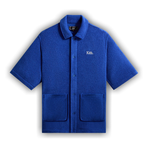 Kith Towel Boucle Boxy Collared Overshirt 'Cyclone'
