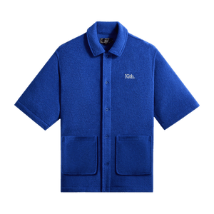 Kith Towel Boucle Boxy Collared Overshirt 'Cyclone'