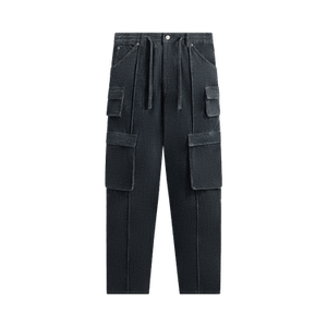 Kith Indigo Velour Zane Cargo Pant 'Placid'