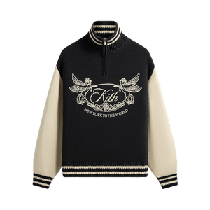Kith Quarter Zip Wyona Sweater 'Cyclone'