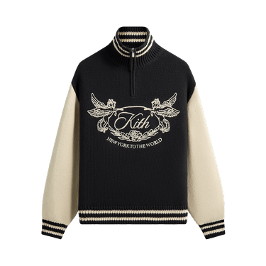Kith Quarter Zip Wyona Sweater 'Cyclone'