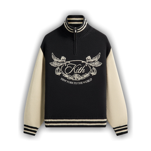 Kith Quarter Zip Wyona Sweater 'Cyclone'