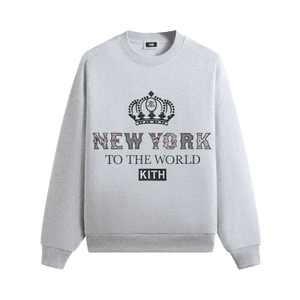 Kith Nelson Crewneck 'Light Heather Grey'