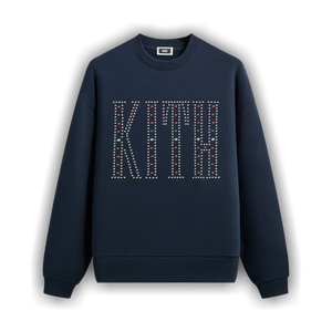 Kith Studded Nelson Crewneck 'Nocturnal'