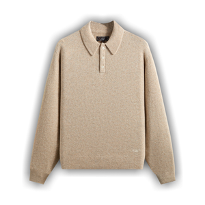 Kith Marled Harmon Rugby Pullover 'Carabiner Heather'