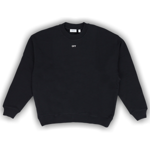 Off-White Dotted Arrow Diagonal Skate Crewneck 'Black/White'