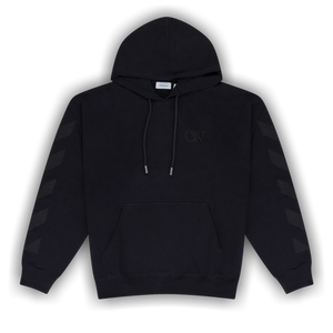 Off-White Diagonal Skate Hoodie 'Black'