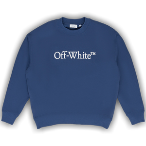 Off-White Bookish Skate Crewneck 'Blue'