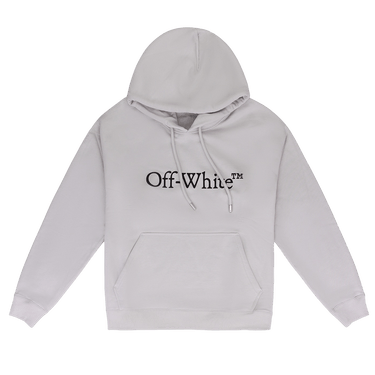 Off-White Light Stone Big Bookish Skate Hoodie 'Grey'