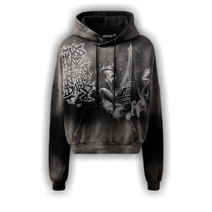 Hellstar Eiffel Tower Hoodie 'Black'