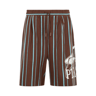 Pleasures Teleport Wide Shorts 'Brown'