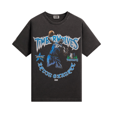 Kith For NBA All-Star Minnesota Timberwolves Kevin Garnett Vintage Tee 'Black'
