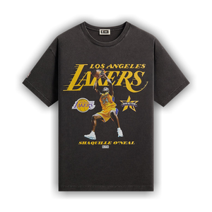 Kith For NBA All-Star Los Angeles Lakers Shaquille O'nEal Vintage Tee 'Black'