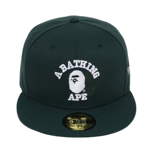 BAPE x New Era Glow In The Dark College 59Fifty Cap 'Green'
