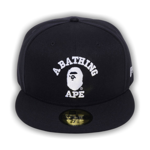 BAPE x New Era Glow In The Dark College 59Fifty Cap 'Navy'