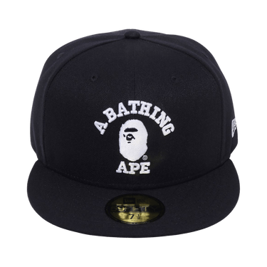 BAPE x New Era Glow In The Dark College 59Fifty Cap 'Navy'