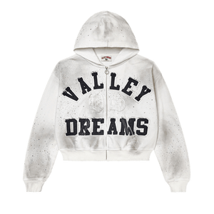 Vale Forever Classico Zip Up Hoodie 'White'