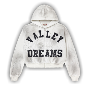 Vale Forever Classico Zip Up Hoodie 'White'