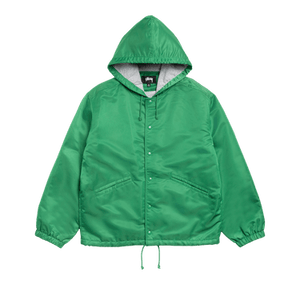Stussy Hooded Coaches Jacket 'Green'