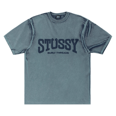 Stussy Burly Stone Washed Tee 'Navy'