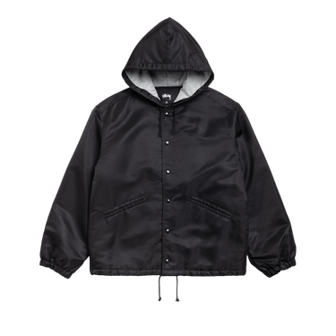 Stussy Hooded Coaches Jacket 'Black'