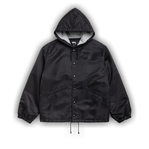 Stussy Hooded Coaches Jacket 'Black'