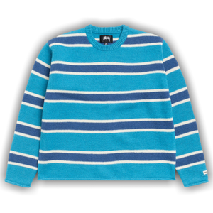 Stussy Striped Wool Sweater 'Blue'