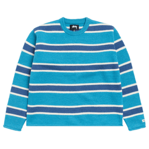 Stussy Striped Wool Sweater 'Blue'